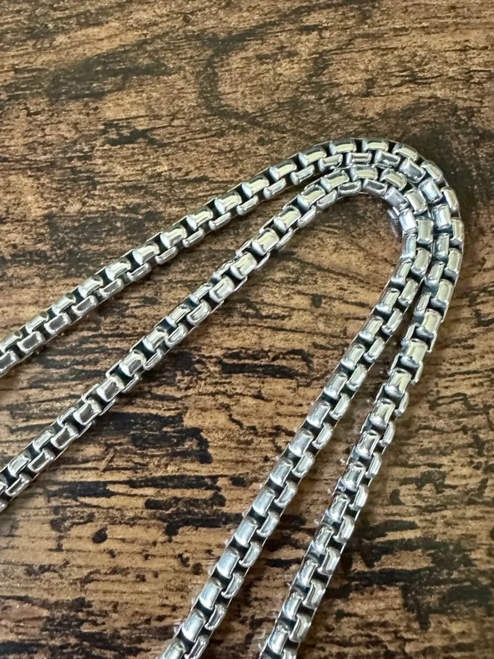 David Yurman Box Chain Necklace in Sterling Silver, 5mm, 22